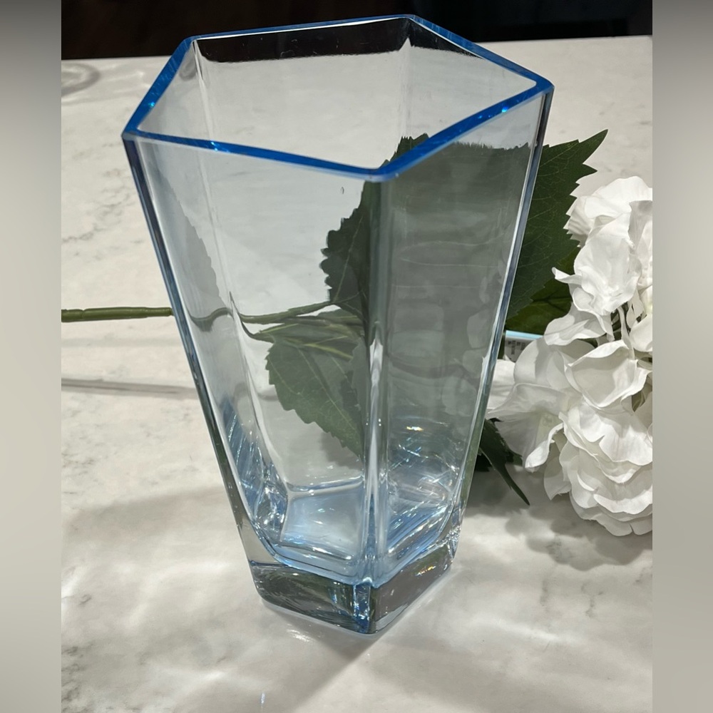 Blue Glass Vase